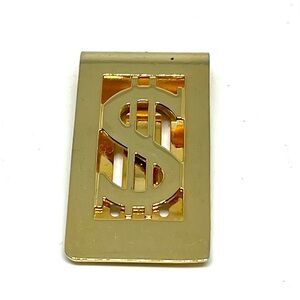 Vintage  Dollar Sign Money Clip